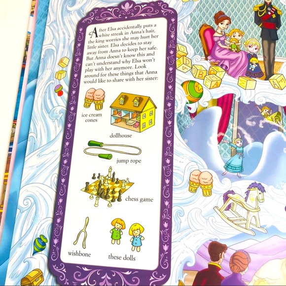 Frozen activity Look/Find book, story book, and CD - Picture 5 of 10